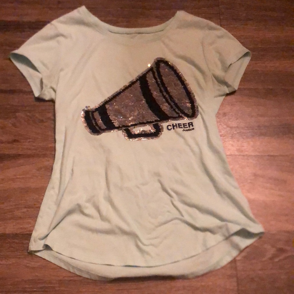 Teal Justice Active Cheer Shirt